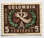 Stamps Colombia -  IV Centenario Franciscano