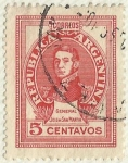 Sellos de America - Argentina -  GENERAL JOSE DE SAN MARTIN