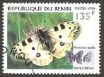 Stamps Benin -  Mariposa