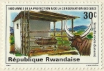 Sellos de Africa - Rwanda -  1980 AÑO DE PROTECCIÓN Y CONSERVACIÓN DE LA TIERRA