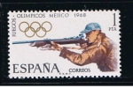 Stamps Spain -  Edifil  1885  XIX Juegos Olímpicos en Méjico.  