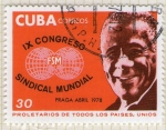 Stamps Cuba -  95 IX Congreso Sindical Mundial