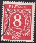 Stamps Germany -  numeros