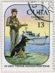 Stamps Cuba -  16 XV Aniv. Tropas Guardafronteras
