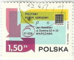 Sellos de Europa - Polonia -  SISTEMA DE CODIGO POSTAL