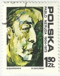 Sellos de Europa - Polonia -  PABLO NERUDA 1904 - 1973