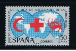 Sellos de Europa - Espa�a -  Edifil  1925  L Aniver. de la Liga de Sociedades de la Cruz Roja.  