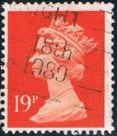 Stamps United Kingdom -  ISABEL II TIPO MACHIN 23/08/88 M 1163C