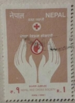 Sellos de Asia - Nepal -  nepal red cross societi 1988