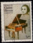 Sellos del Mundo : Africa : Guinea_Bissau : F. CHOPIN 1810-1849