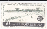 Stamps Spain -  Campo de Bagumbayan     (J)