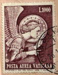 Sellos de Europa - Vaticano -  Angel