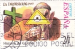 Stamps Spain -  Historia de España  -LA INQUISICIÓN  (1478)     (J)