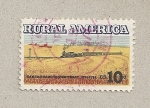 Sellos de America - Estados Unidos -  América rural