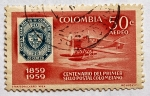 Sellos de America - Colombia -  Centenario del Primer sello postal