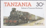 Stamps Tanzania -  TRENES