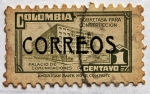 Stamps Colombia -  Palacio de Comunicaciones