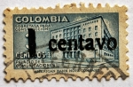 Stamps Colombia -  Palacio de Comunicaciones