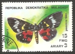 Sellos del Mundo : Africa : Madagascar : Mariposa