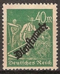 Stamps Germany -  Servicio de marcas-imperio aleman(segadores).