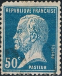 Sellos de Europa - Francia -  LUIS PASTEUR 1923-26. Y&T Nº 176