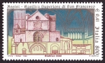 Stamps : Europe : Italy :  ITALIA -  La basílica de San Francisco de Asís y otros sitios Franciscanos