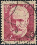 Sellos de Europa - Francia -  CINCUENTENARIO DE LA MUERTE DE VICTOR HUGO. Y&T Nº 304