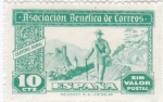 Stamps Spain -  Asociación Benéfica de Correos-Cartero rural-Sin valor postal-     (k)