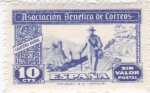 Stamps : Europe : Spain :  Asociación Benéfica de Correos-Cartero rural-Sin valor postal-     (k)