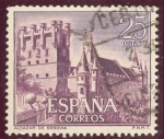 Sellos del Mundo : Europa : Espa�a : 1966 Castillos de España.Alacar de Segovia - Edifil:1739