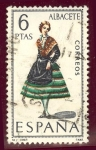 Stamps Spain -  1967 Trajes Típicos. Albacete - Edifil:1768