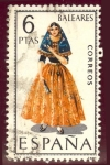 Sellos del Mundo : Europa : Espa�a : 1967 Trajes Típicos. Baleares - Edifil:1773