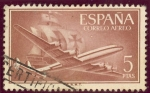 Sellos del Mundo : Europa : Espa�a : 1955-56 Superconstellation y nao Santa Maria -Edifil:1177