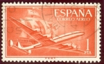 Sellos del Mundo : Europa : Espa�a : 1955-56 Superconstellation y nao Santa Maria -Edifil:1172