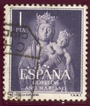 Sellos del Mundo : Europa : Espa�a : 1954 Año Mariano. Ntra. Sra. de La Almudena. Madrid - Edifil:1139