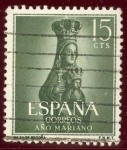 Stamps Spain -  1954 Año Mariano. Ntra. Sra. de Begoña. Bilbao - Edifil:1133