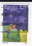 Stamps Spain -  LOS LUNNIS -Nos vamos a la cama    (k)