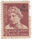 Stamps Spain -  Impostos Indirectes de Perfumería-Ajuntament de Barcelona- SIN VALOR POSTAL-   (k)