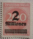 Sellos de Europa - Alemania -  deutfches reich 1922