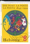 Sellos de Europa - Suiza -  150 años del correo 1849-1999