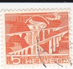 Stamps Switzerland -  Puentes