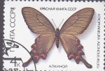 Stamps Russia -  mariposa