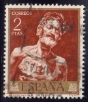 Stamps Spain -  1968 Mariano Fortuny. Viejo desnudo al sol - Edifil:1859