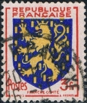 Sellos de Europa - Francia -  ESCUDOS DE PROVINCIAS 1951. FRANCO CONDADO. Y&T Nº 903