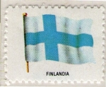 Stamps Finland -  1 Bandera