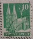 Stamps Germany -  sello deutsche post 