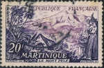 Sellos de Europa - Francia -  TURISMO 1955. EL MONTE PELADO, MARTINICA. Y&T Nº 1041