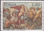 Sellos de Europa - Italia -  raphael