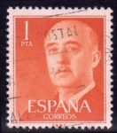 Sellos del Mundo : Europa : Espa�a : 1955-56 General Franco - Edifil:1153