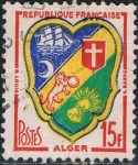 Sellos de Europa - Francia -  ESCUDOS DE PROVINCIAS 1959. ALGER. Y&T Nº 1195